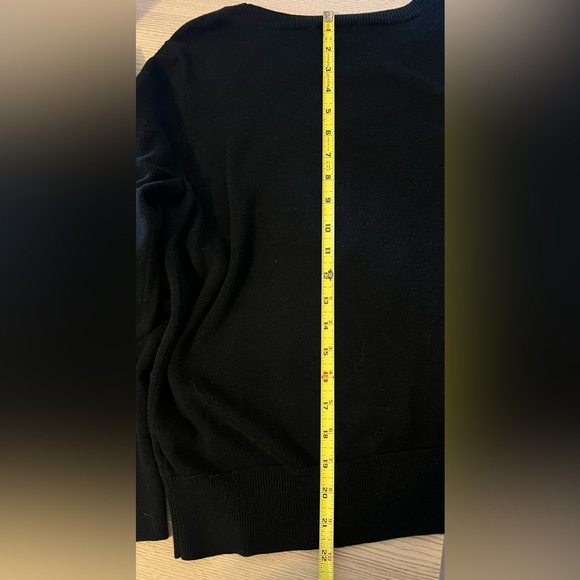 Halogen Sequined Horse Sweater / Black / Size: Small - Picture 7 of 8